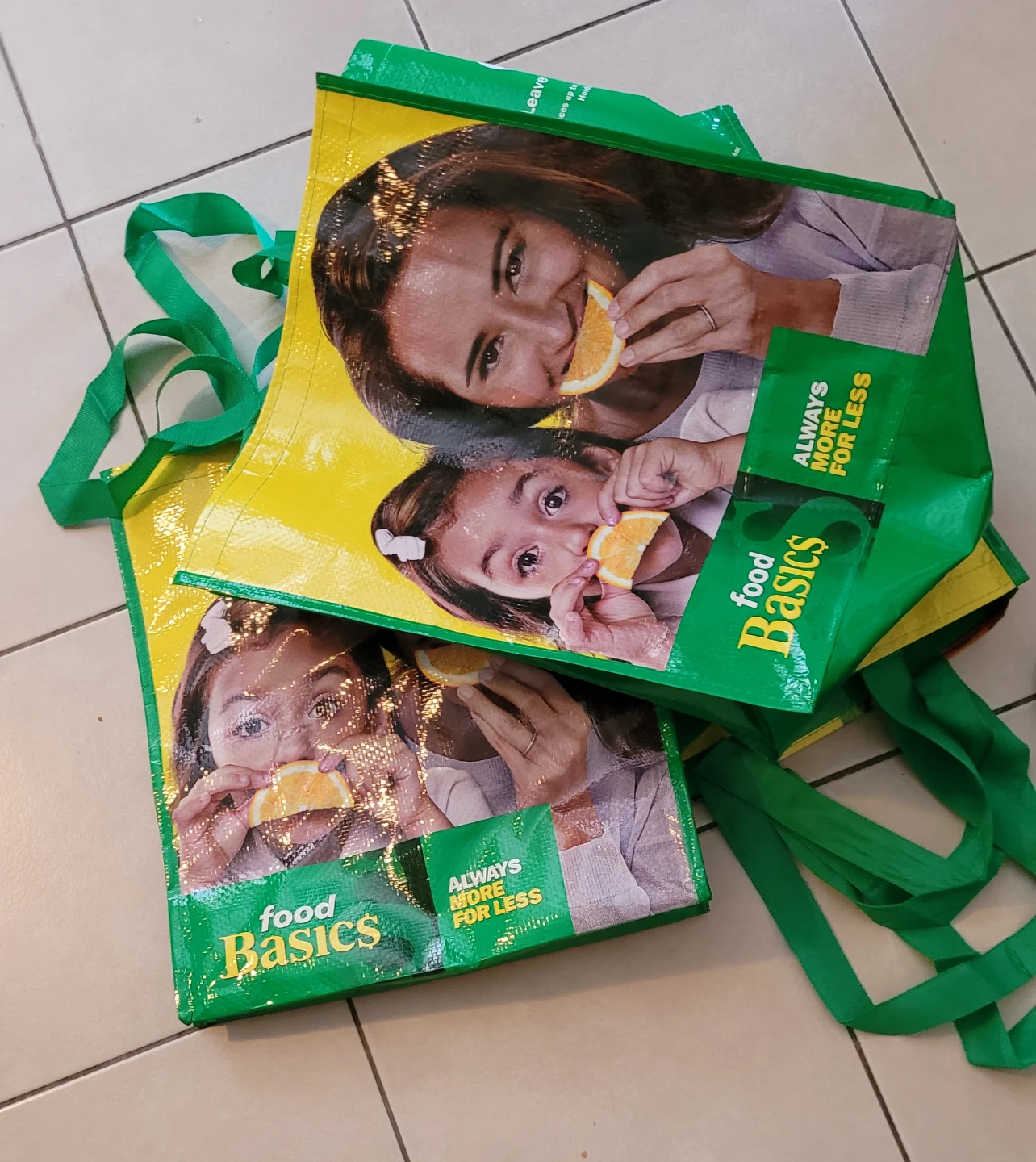 20 green and 20 black Reusable Grocery Bags for $20only.