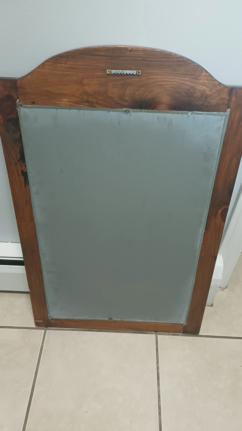 Wooden Window Pane Style Wall Mirror🏈 - photo 4