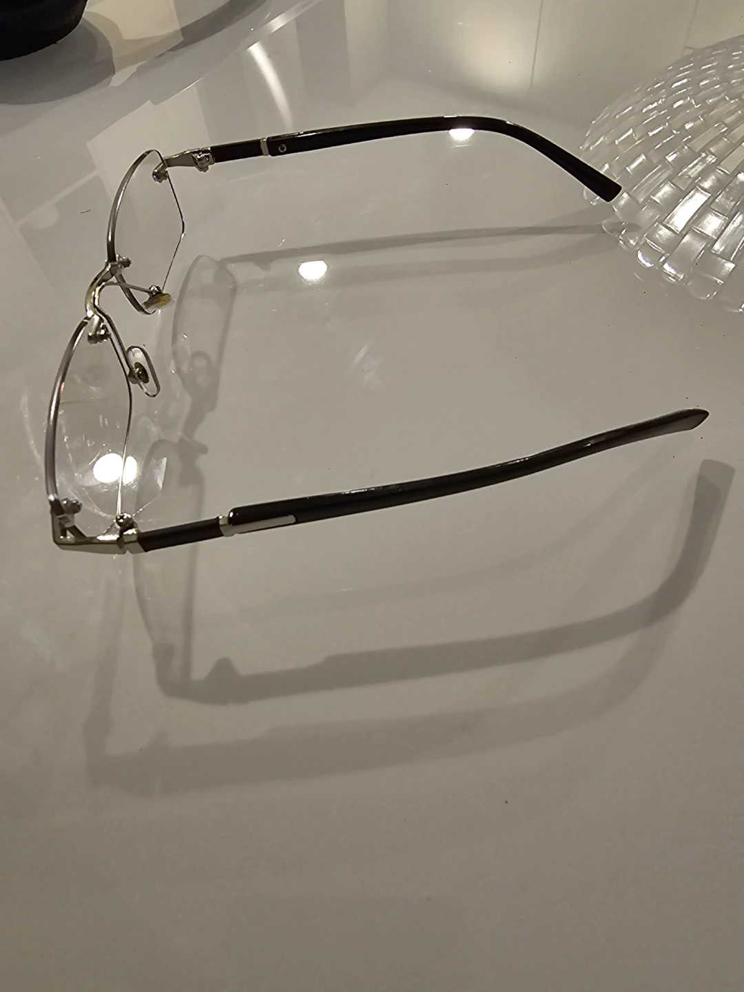 Rimless Rectangular Eyeglasses - photo 3