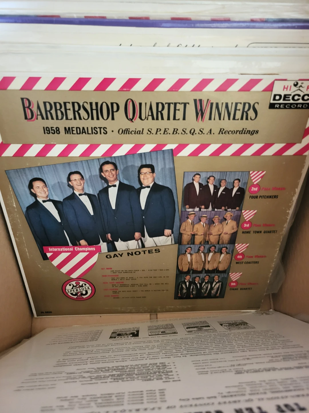 Barbershop Ball LP Record - photo 2