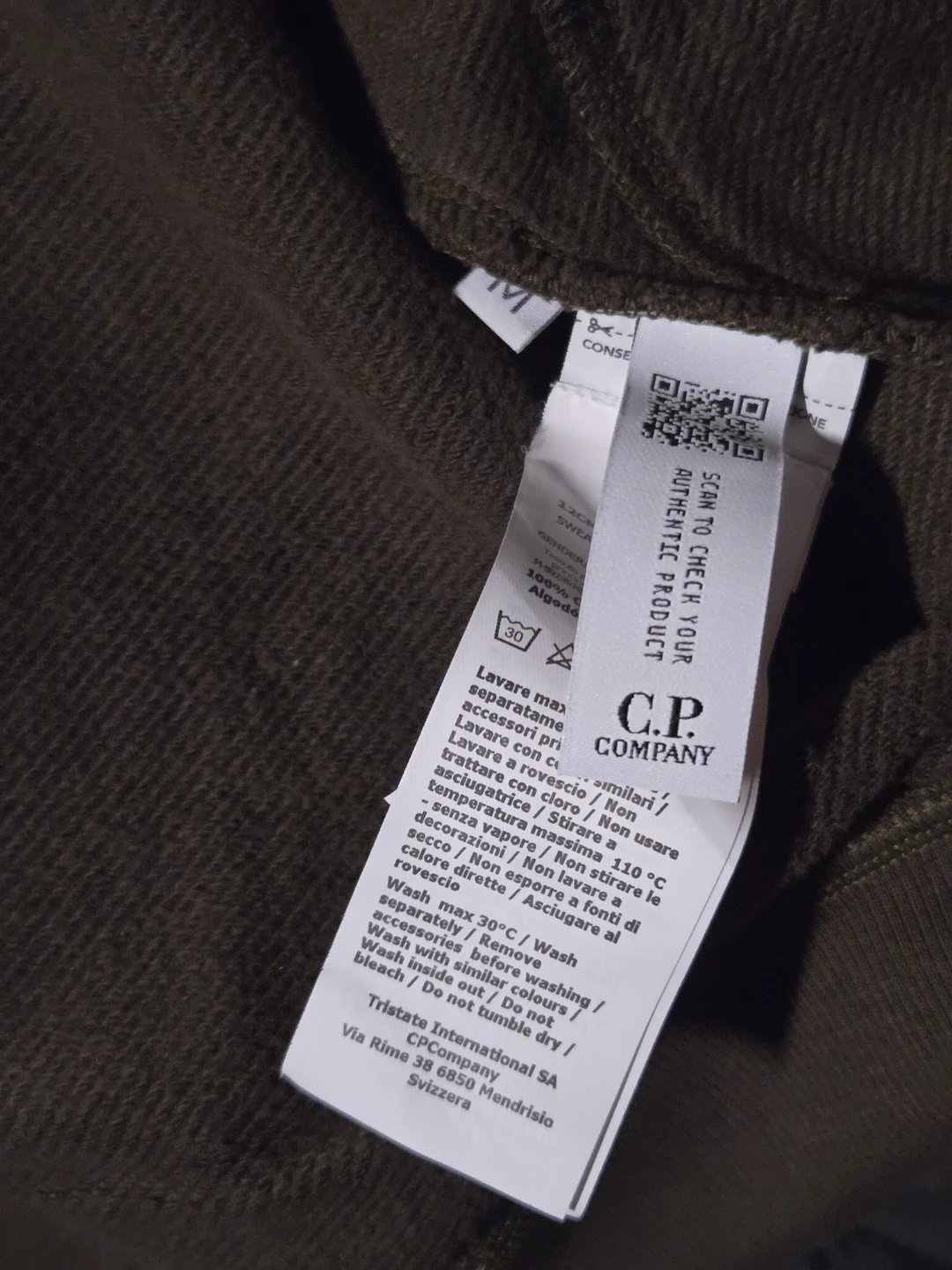 CP Company Brown Full Zip Hoodie with Goggles - photo 3