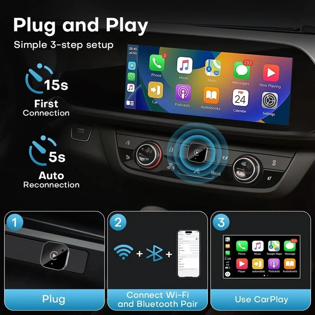 Wireless Apple CarPlay Adapter
