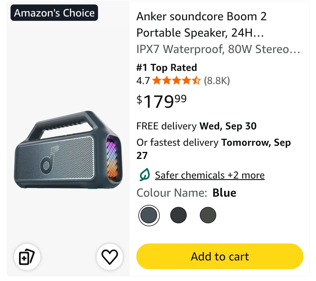 Anker Soundcore Boom 2 Portable Speaker - photo 2