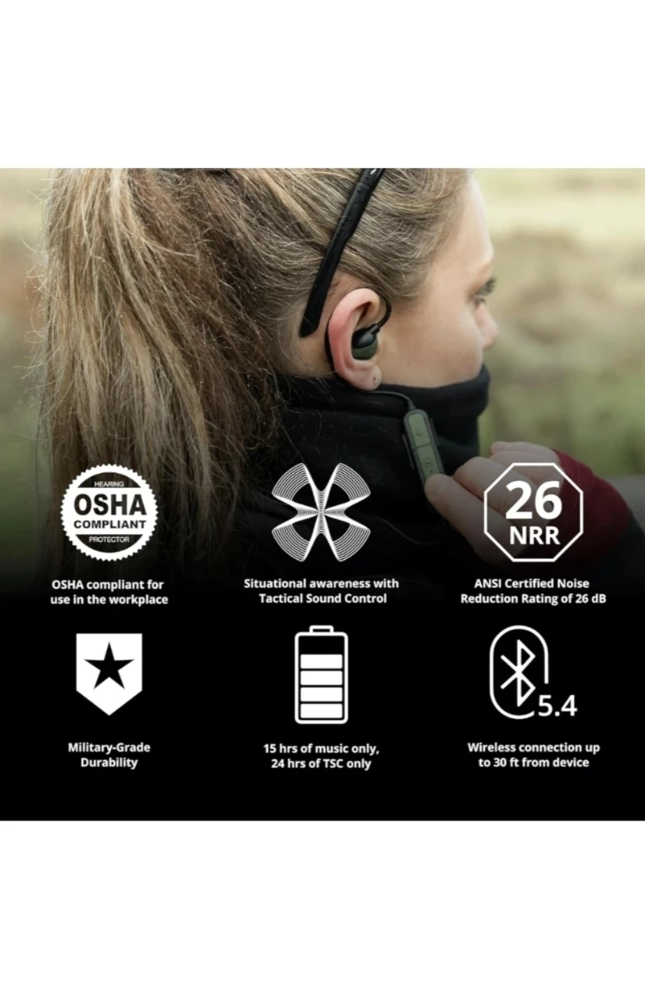 New  ISOtunes Sport ADVANCE BT 2.0 Shooting Ear Protection - photo 5