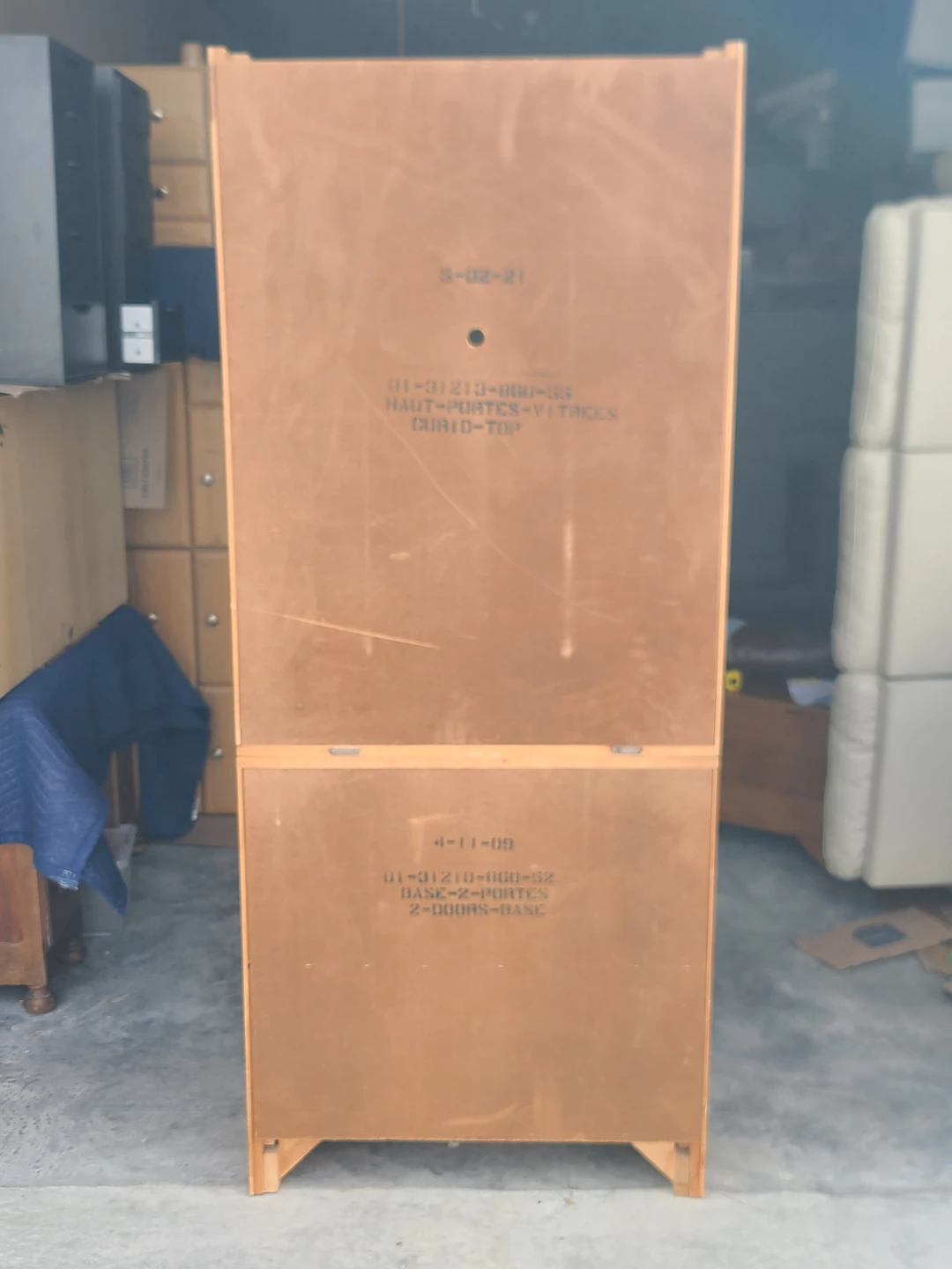 Solid Pine Curio Display Cabinet - photo 5