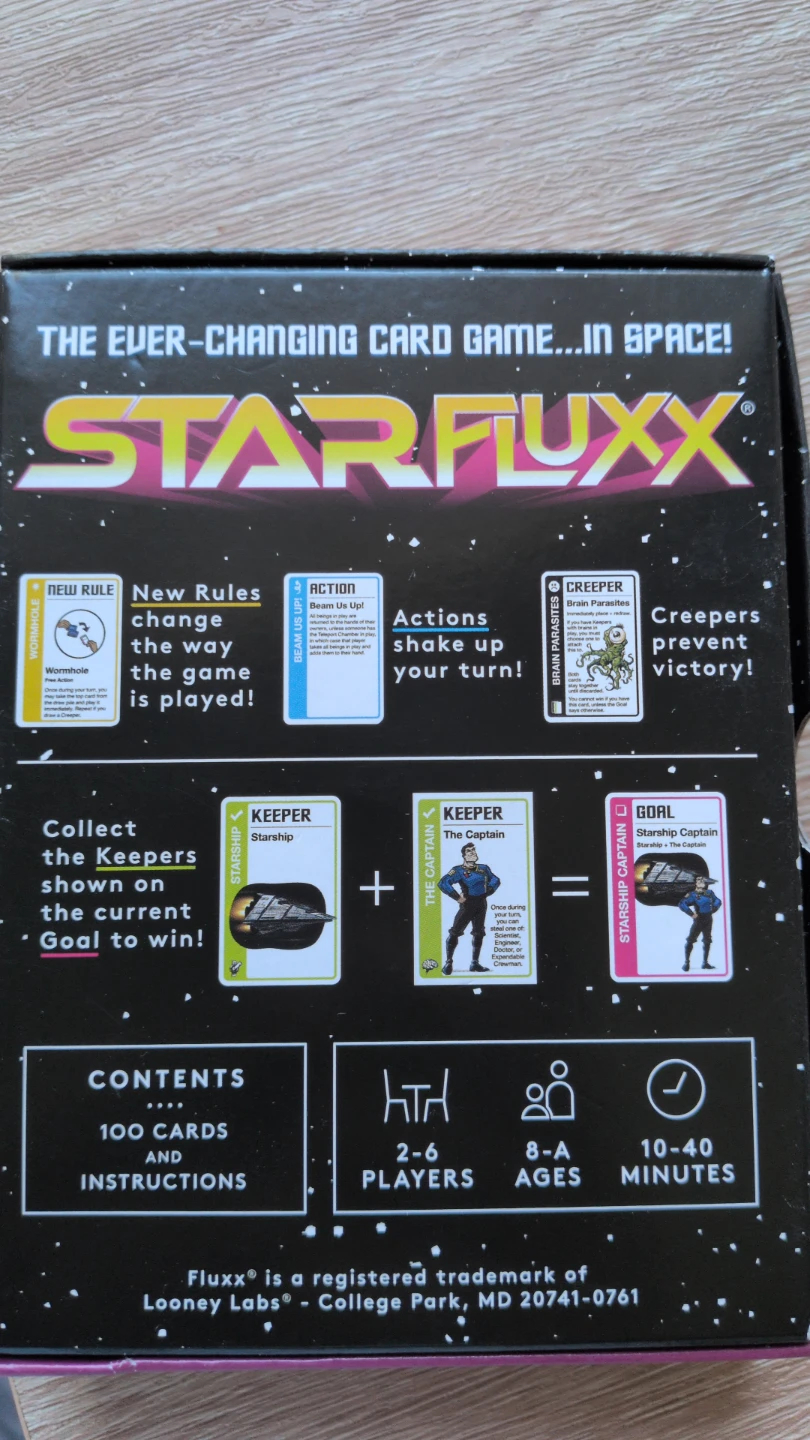 Star Fluxx Card Game - photo 2