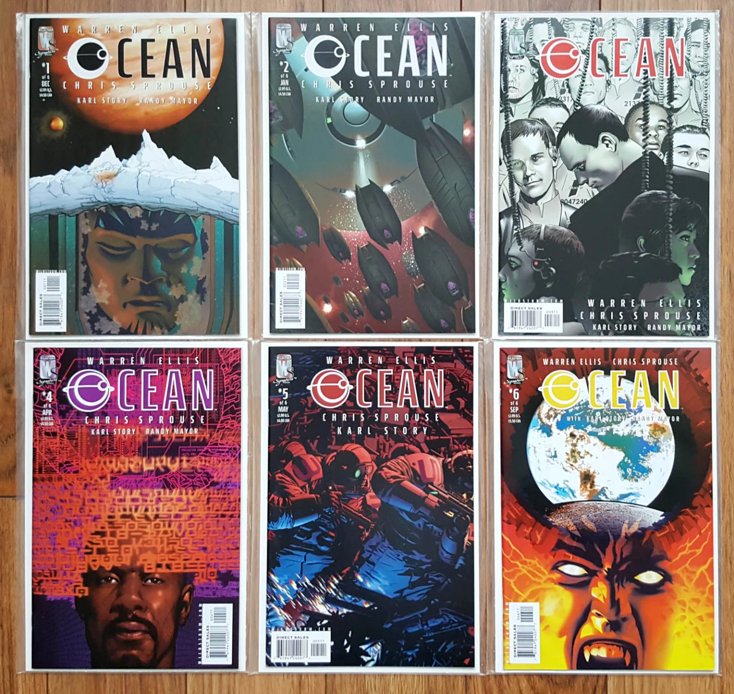"Ocean" - Complete 6-issue Series - WildStorm Productions