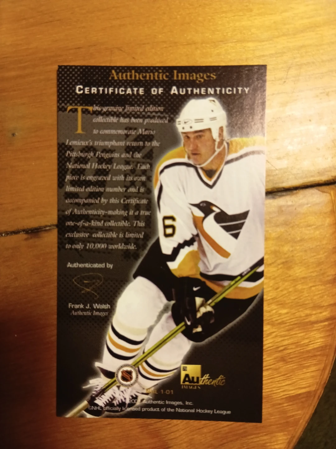 Mario Lemieux Limited Edition Commemorative Collectible - photo 3