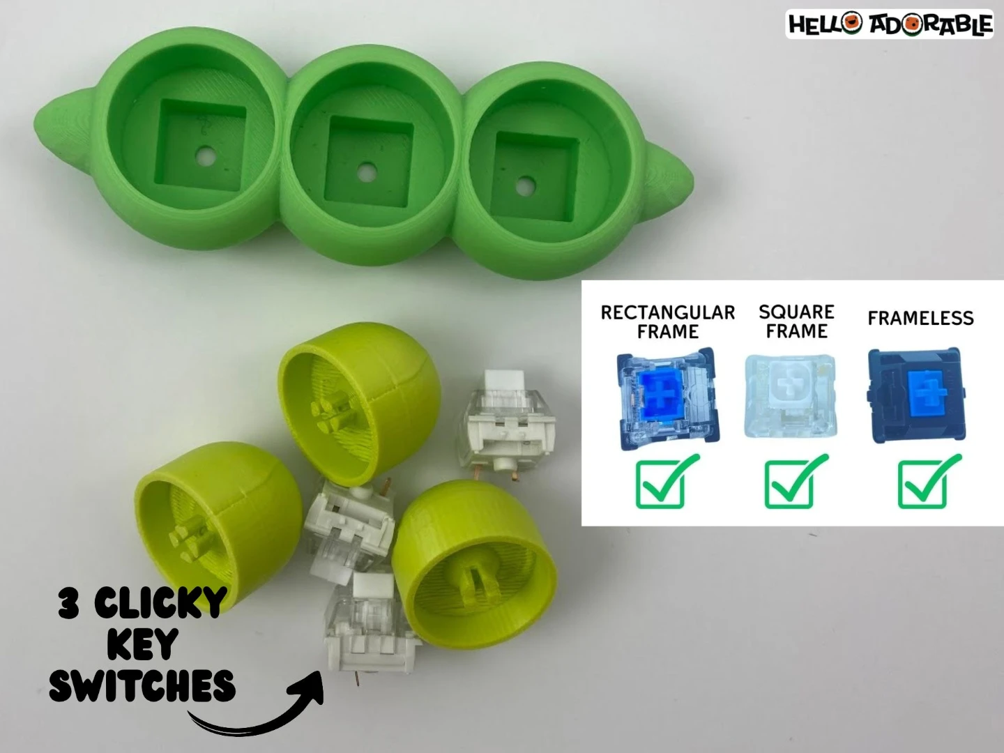 Hello Adorable Pea Fidget Toy - photo 3