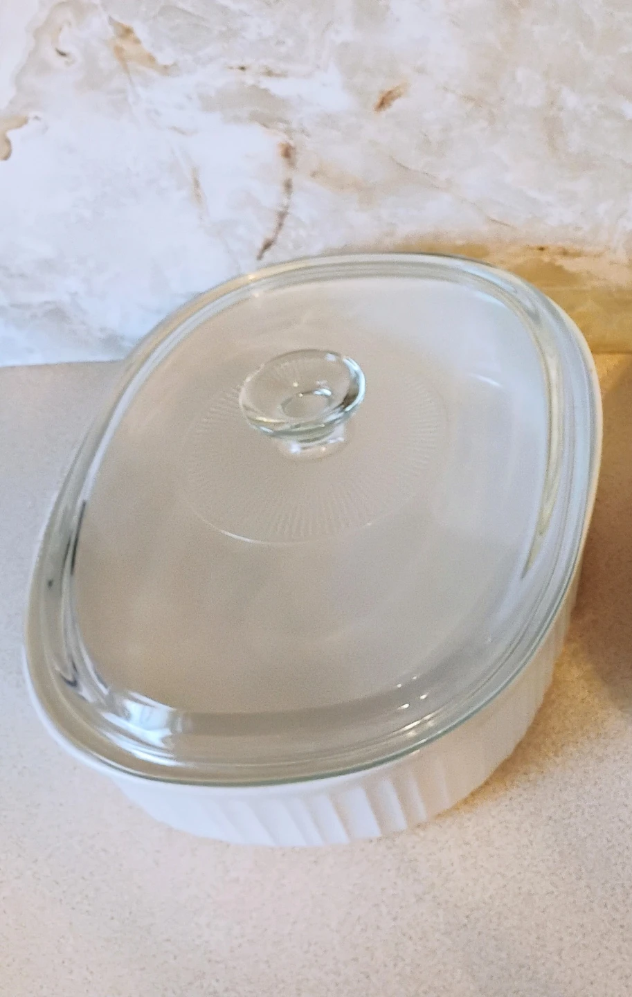 SET OF 3 CORNINGWARE CASSEROLES WITH LIDS - photo 2