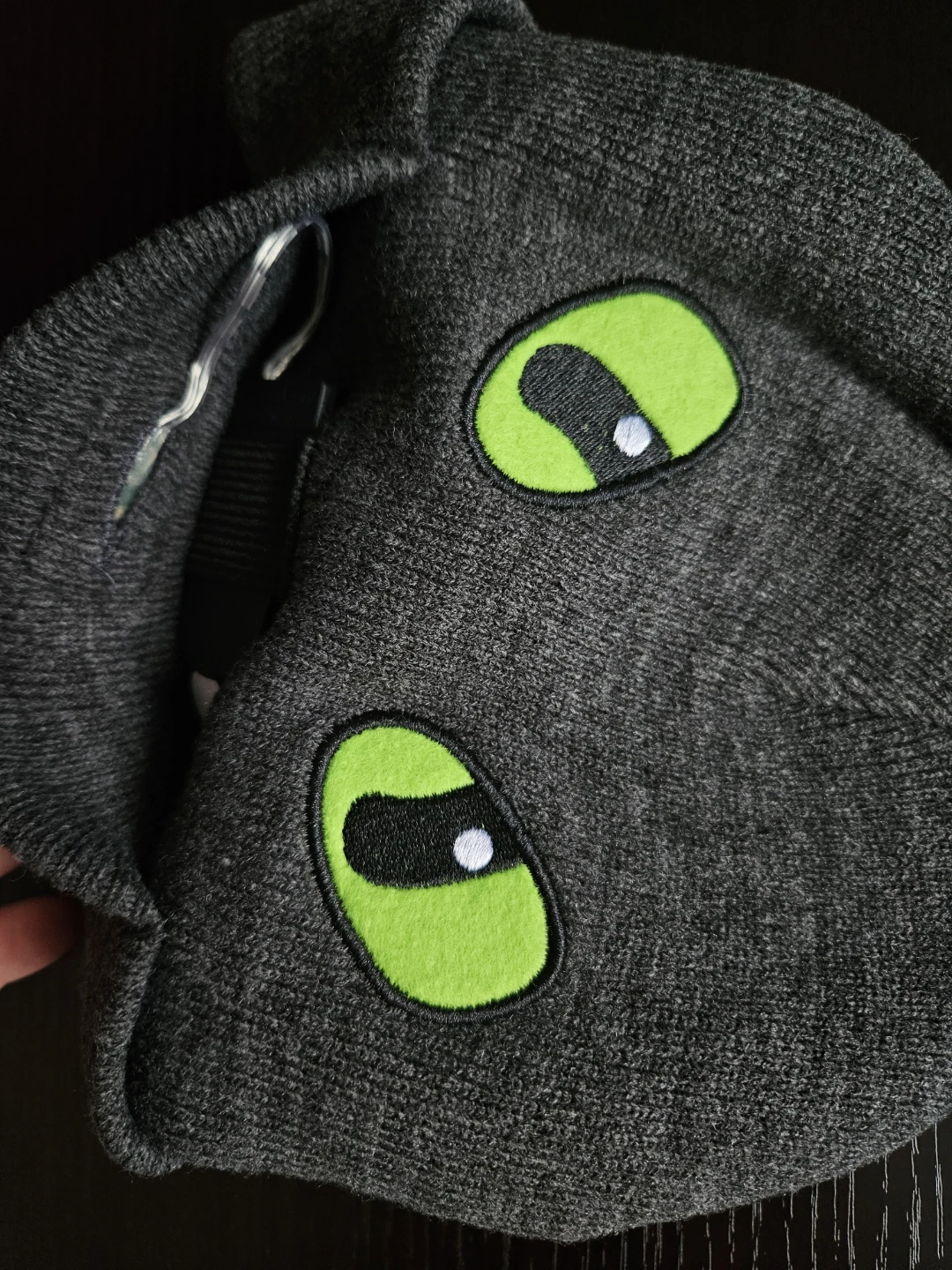 Light-Up Toque with Green Eyes (2/3T New with Tags) - photo 3
