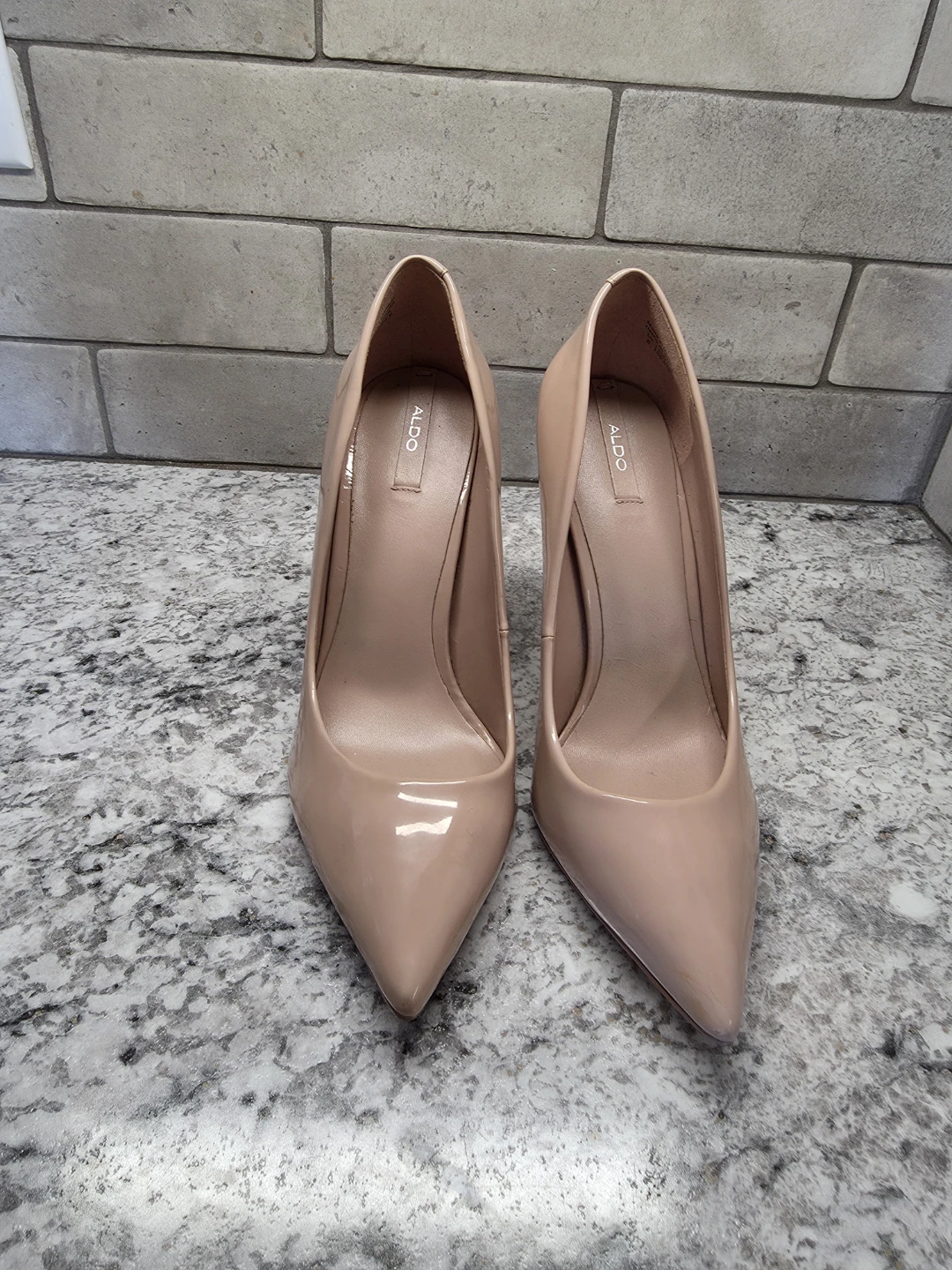 ALDO Nude Patent Stiletto Heels - photo 3