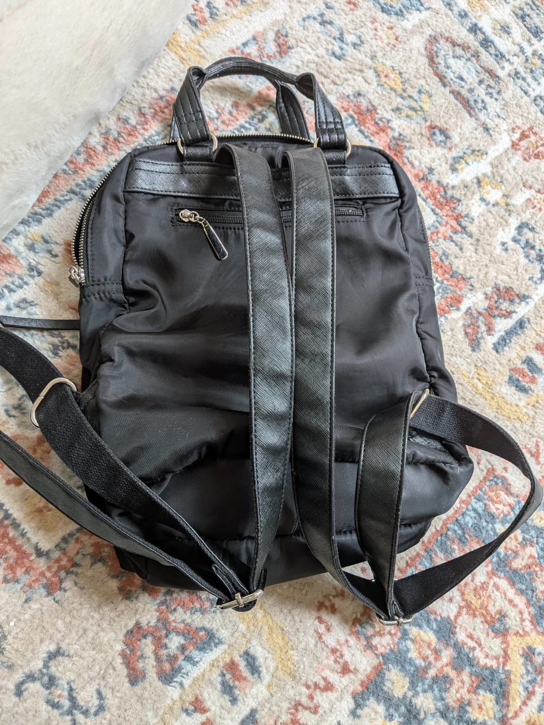 Black Vinyl Roots Backpack - photo 3