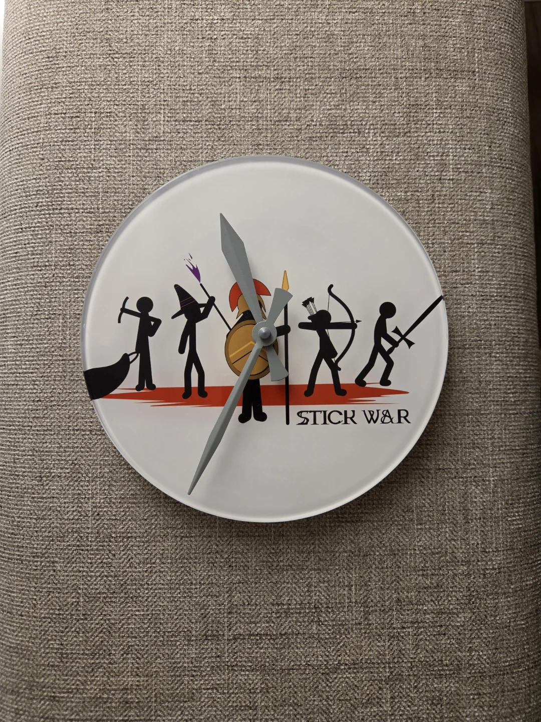 Stick War Wall Clock