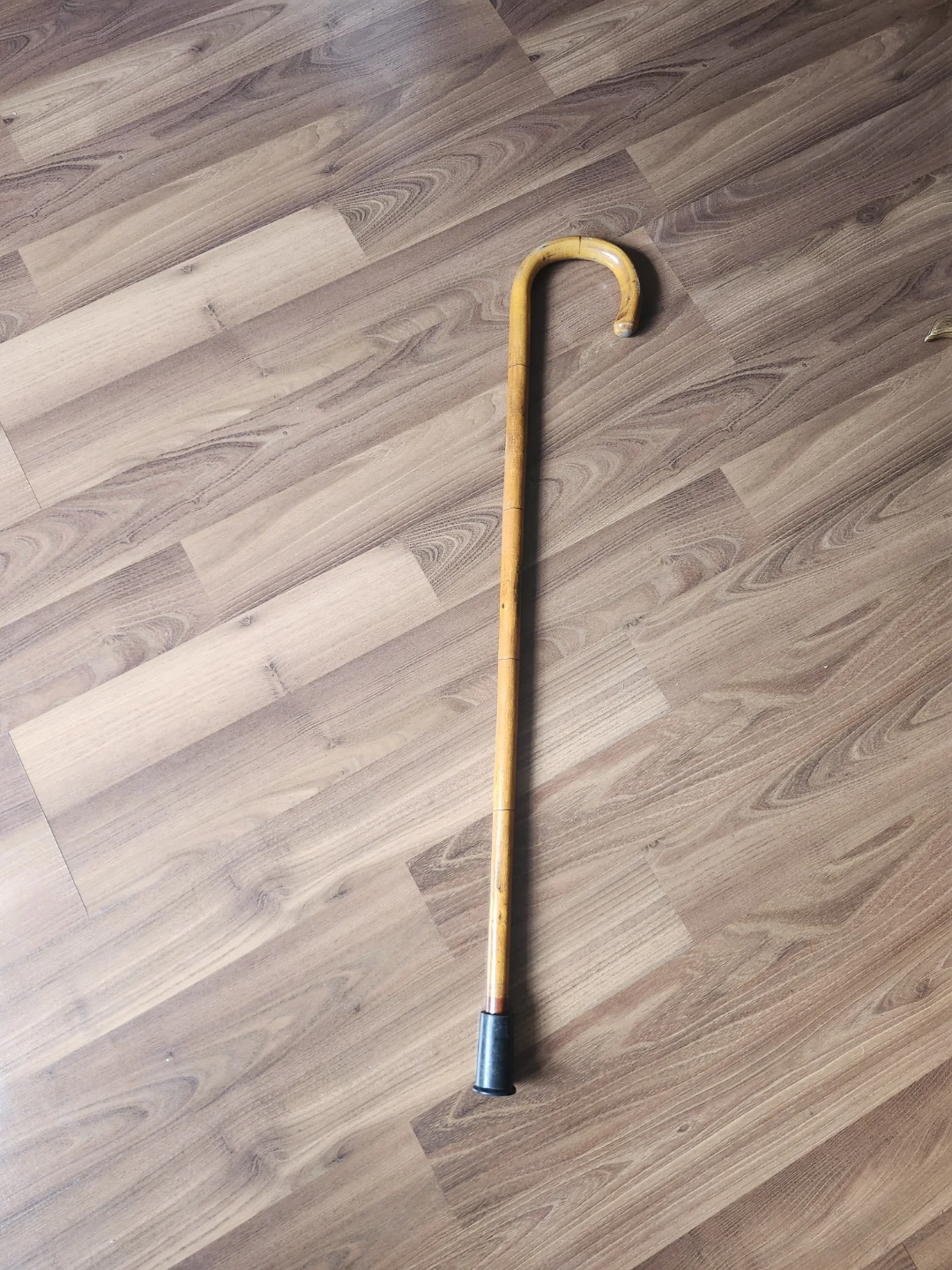 Wooden Cane with curved handle
