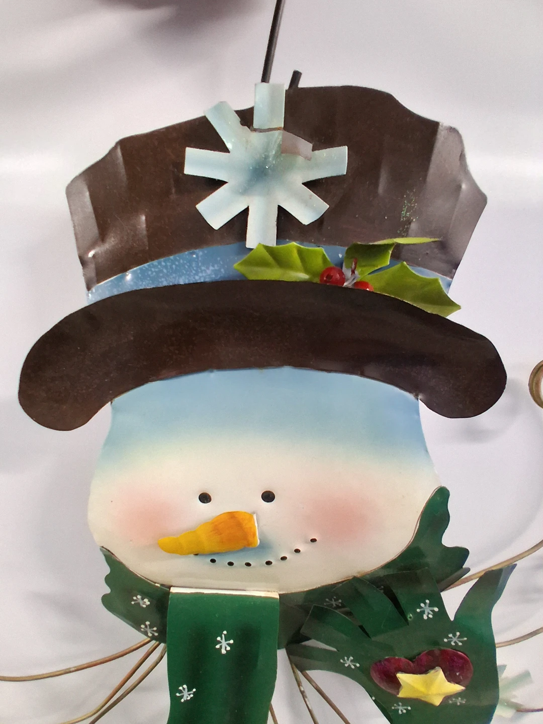 Snowman Christmas Decoration Card Holder - photo 5