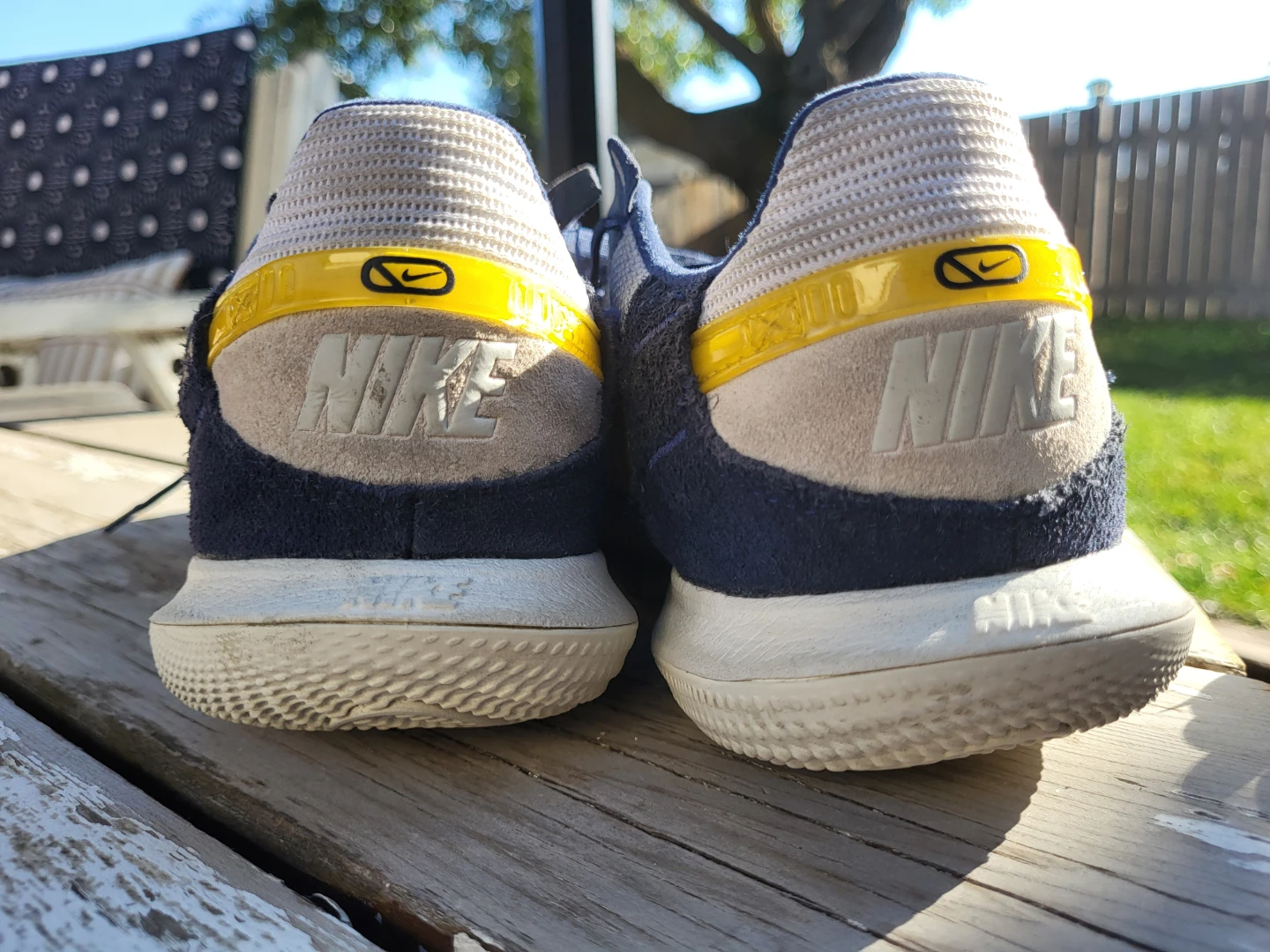 Nike Street Gato Shoes Navy Blue and Yellow 🏈 - photo 5