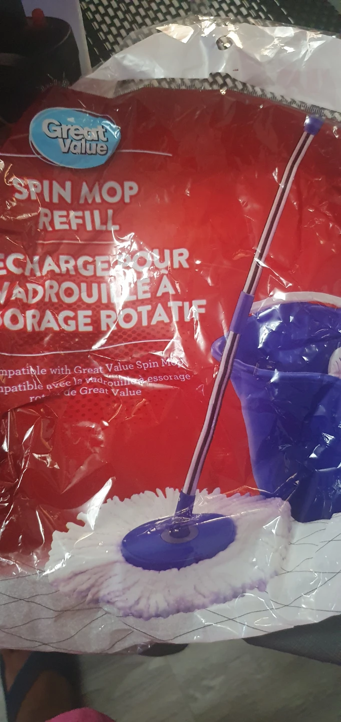 Great Value Spin Mop Refill