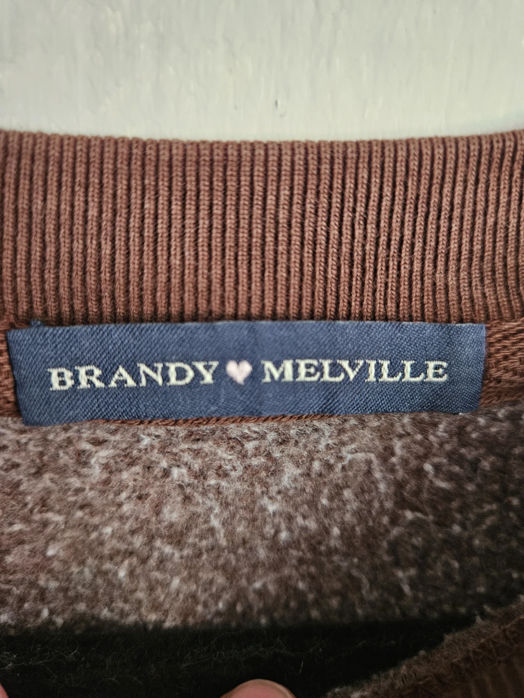 Brandy Melville Brown Crewneck Sweater - photo 2
