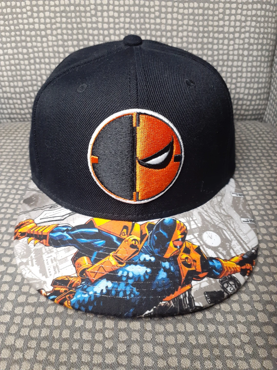 Deathstroke Graphic Snapback Hat NEW