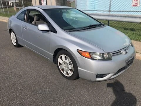 2007 Silver Honda Civic Coupe EX