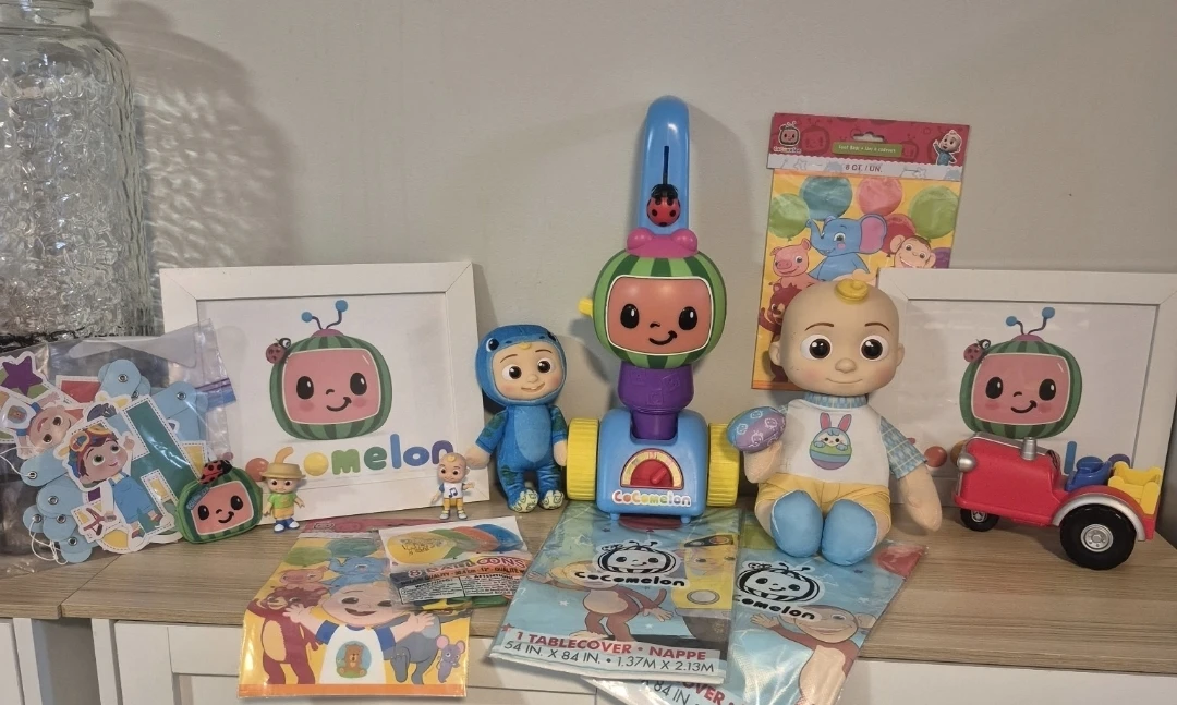 Cocomelon toy and party supply bundle