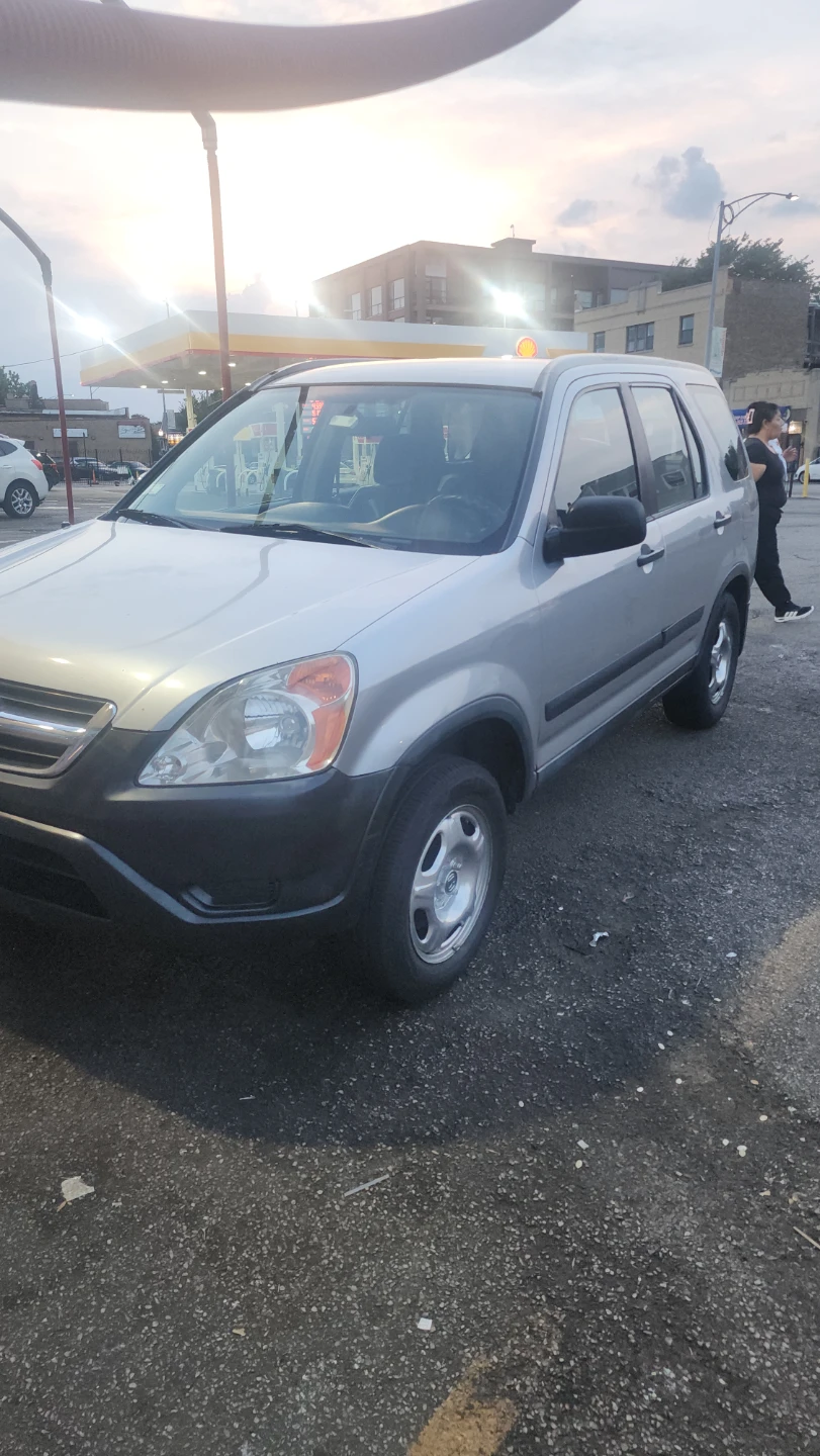Silver Honda CR-V