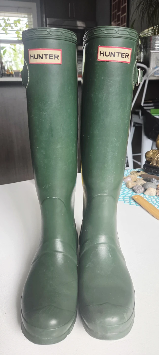 Hunter Original Tall Rain Boots Green