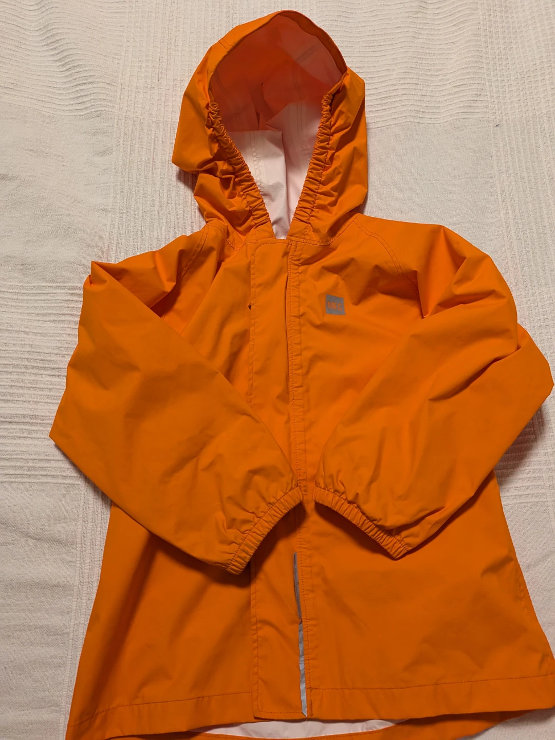 MEC infant rain jacket, bright orange, size 24M 🏈 - photo 4
