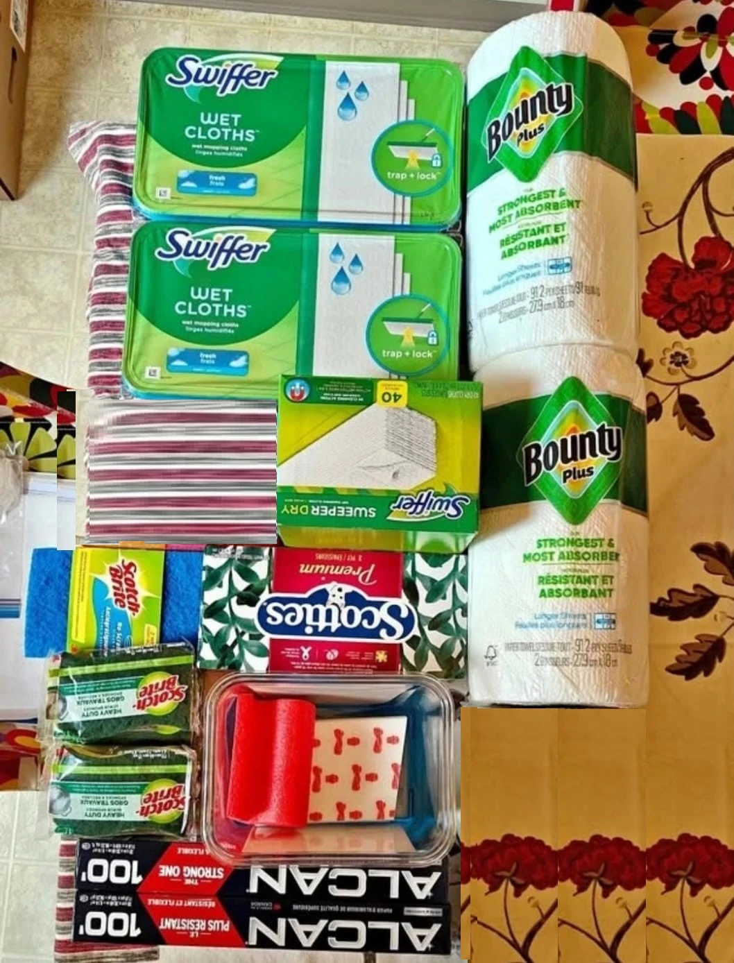 Bulk Household & Cleaning Supplies Lot - Retail value over $100