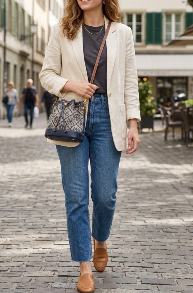 TB T Monogram Bucket Bag - photo 2