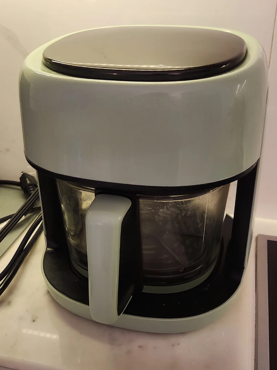 Master Chef Digital Air Fryer with glass cooking basket