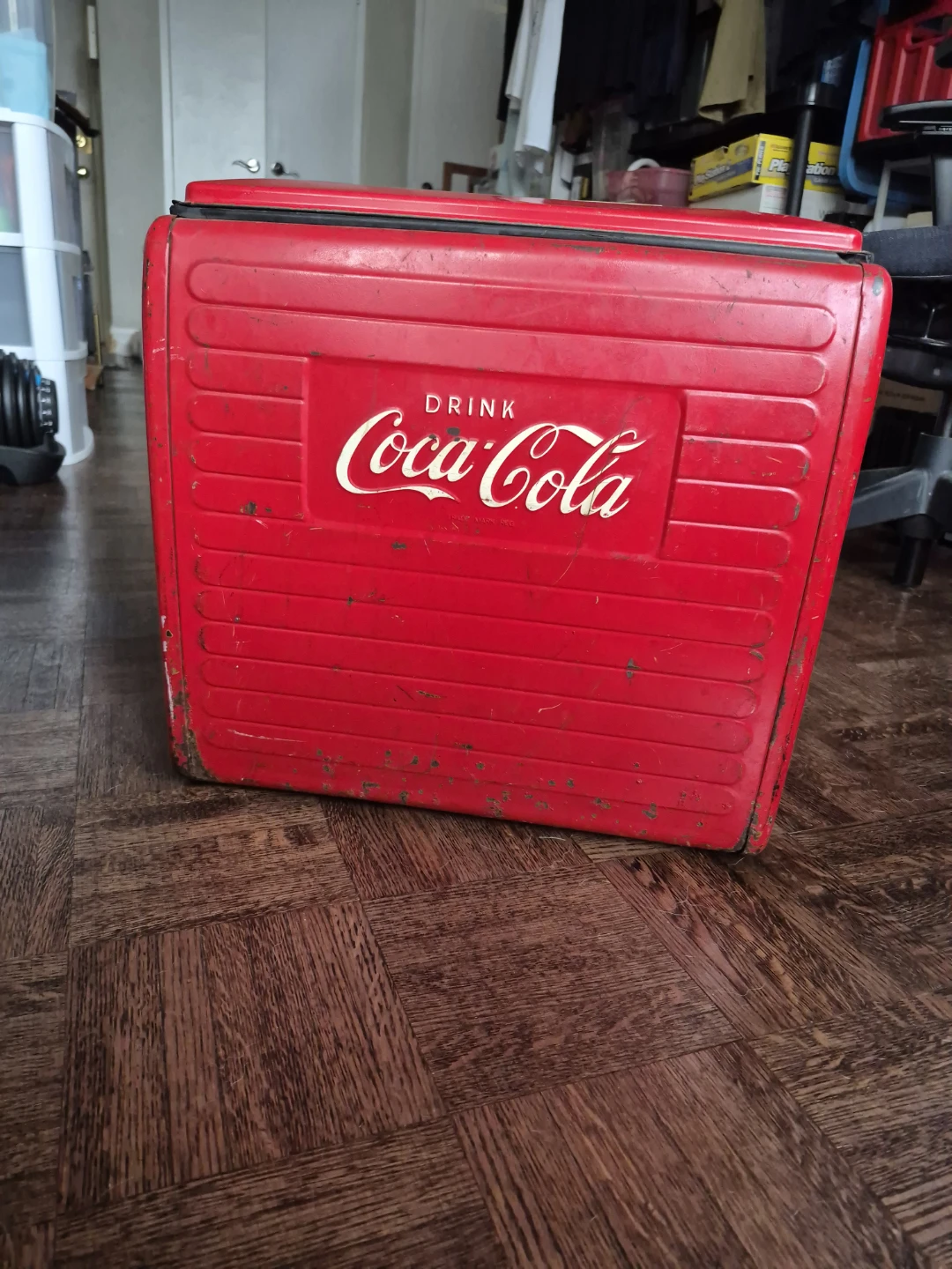 Vintage Coca-Cola Red Cooler Box - photo 2