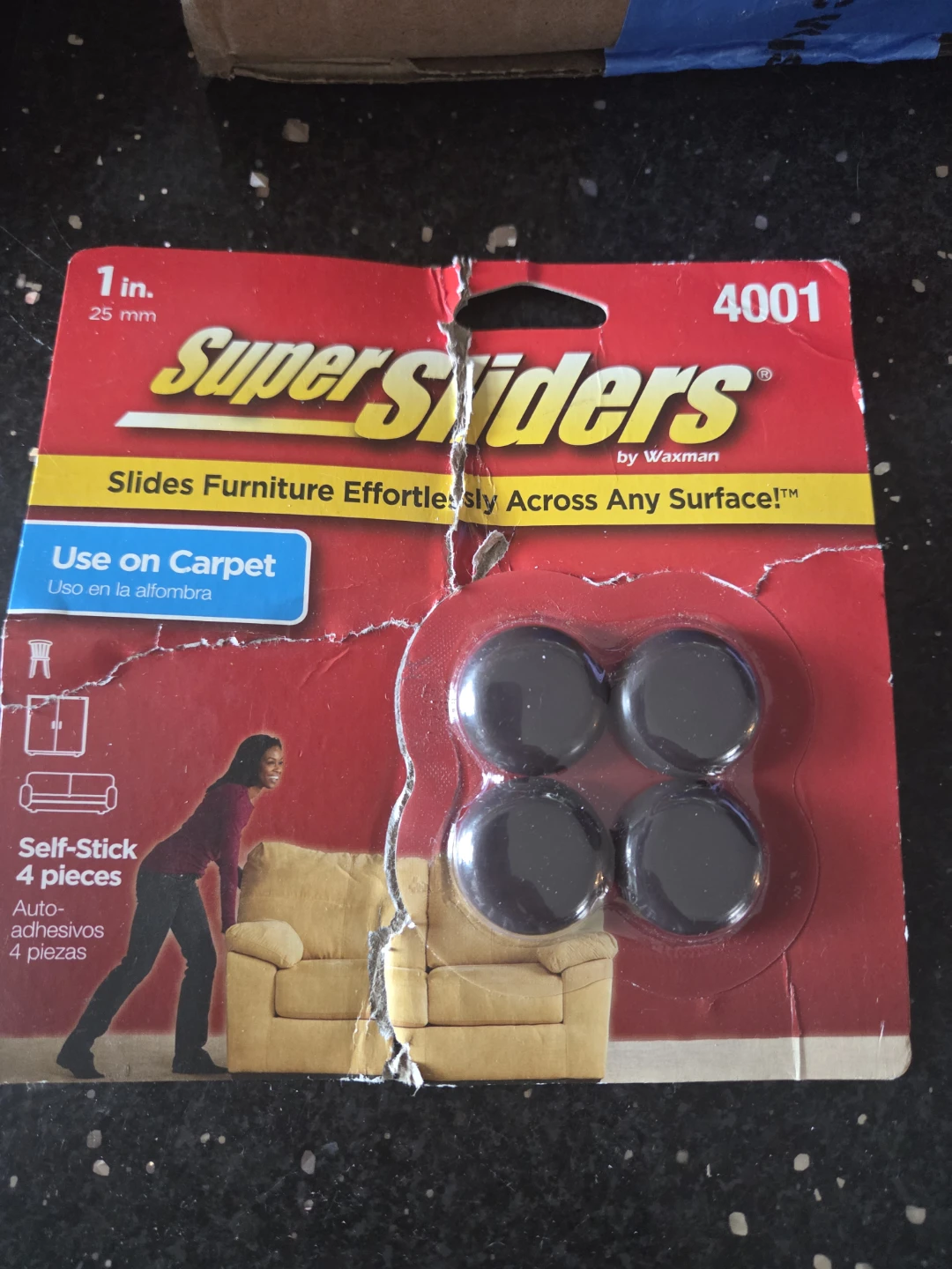 Super Sliders Furniture Sliders 4-Pack