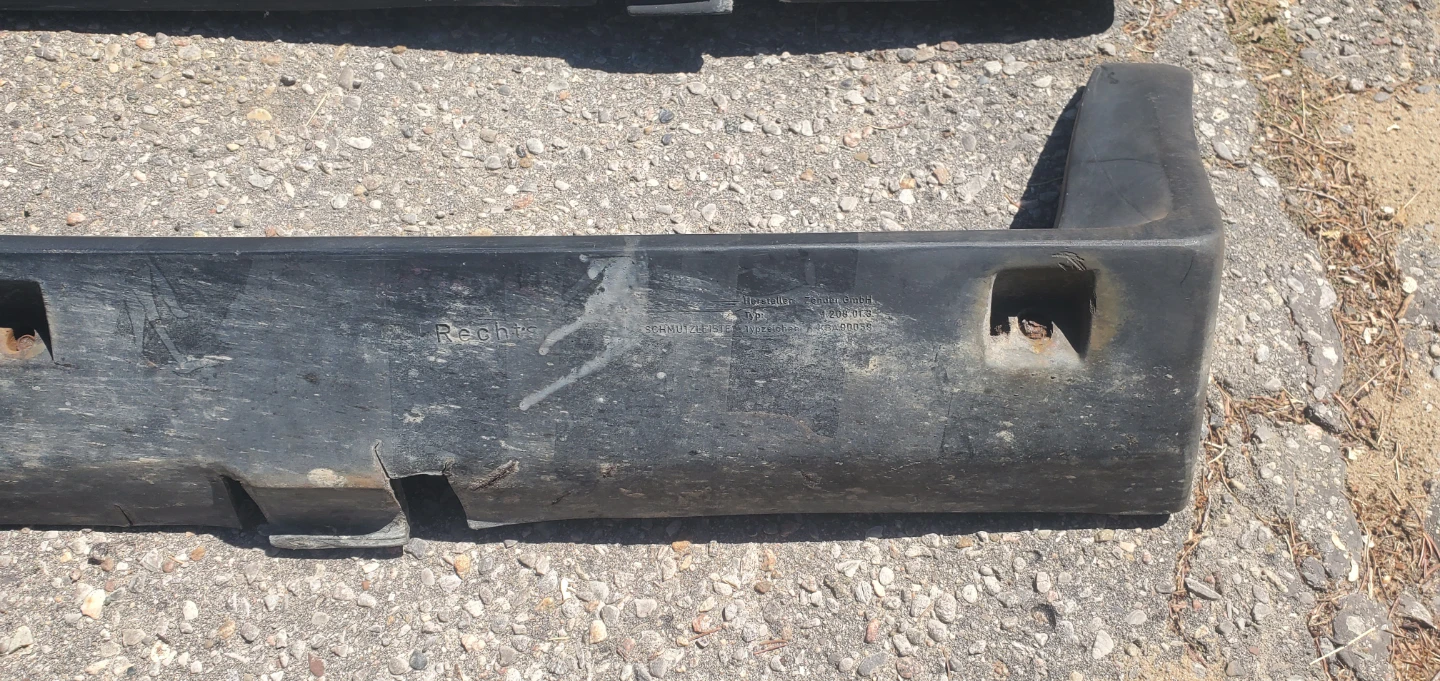 Euro BMW E24 Zender GmbH Left and Right Side Skirts - photo 4
