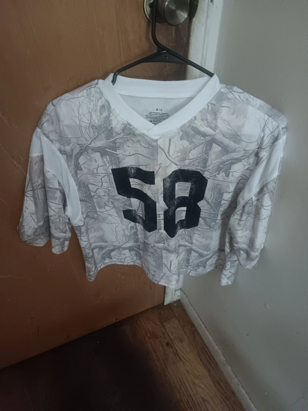 Mad Engine Number 58 Jersey White Camo
