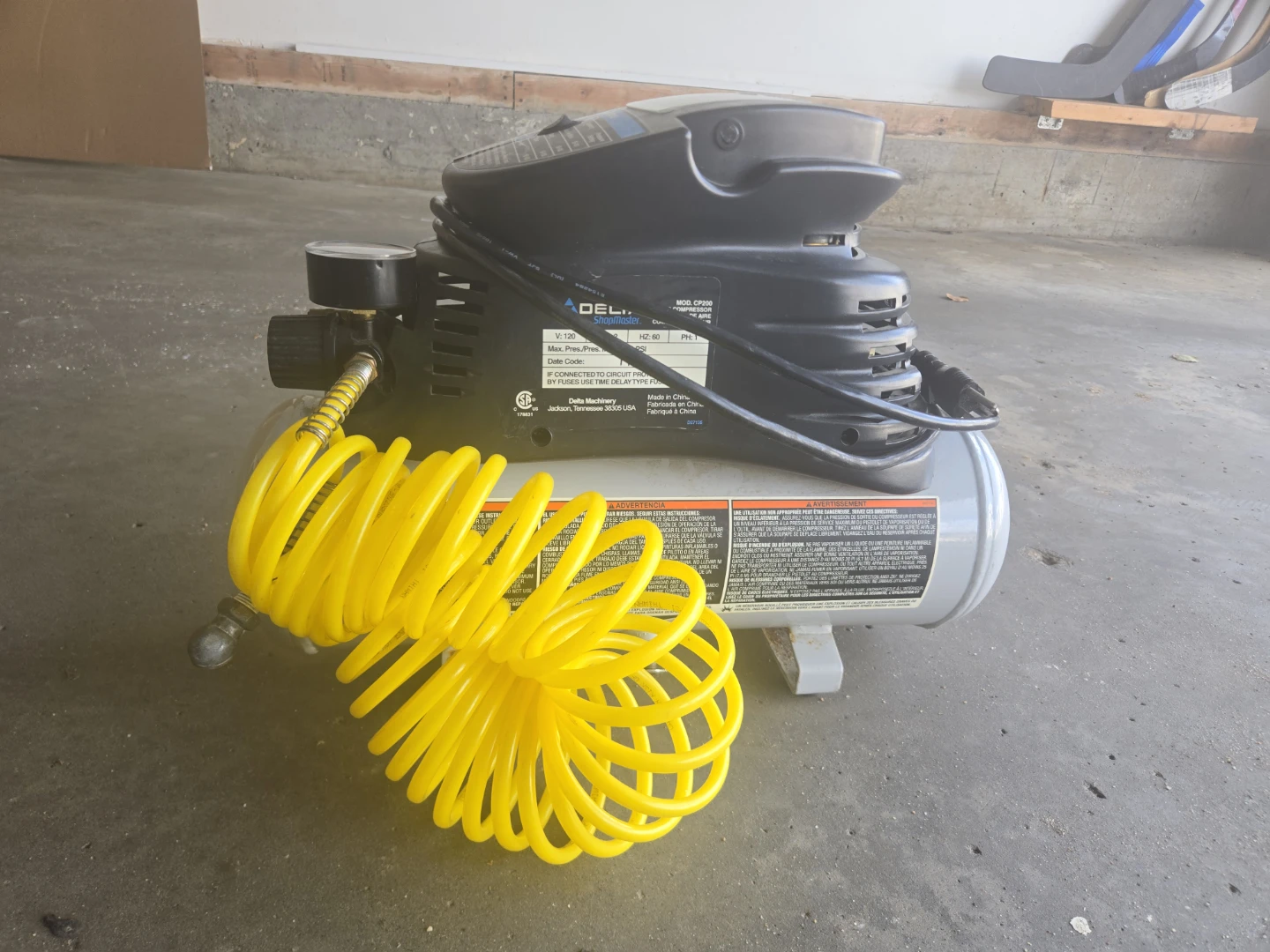 Delta ShopMaster Air Compressor 2 Gallon - photo 3
