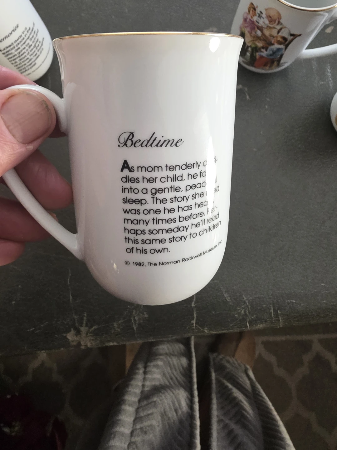 Set of 5 Norman Rockwell Museum Collector Mugs - photo 4