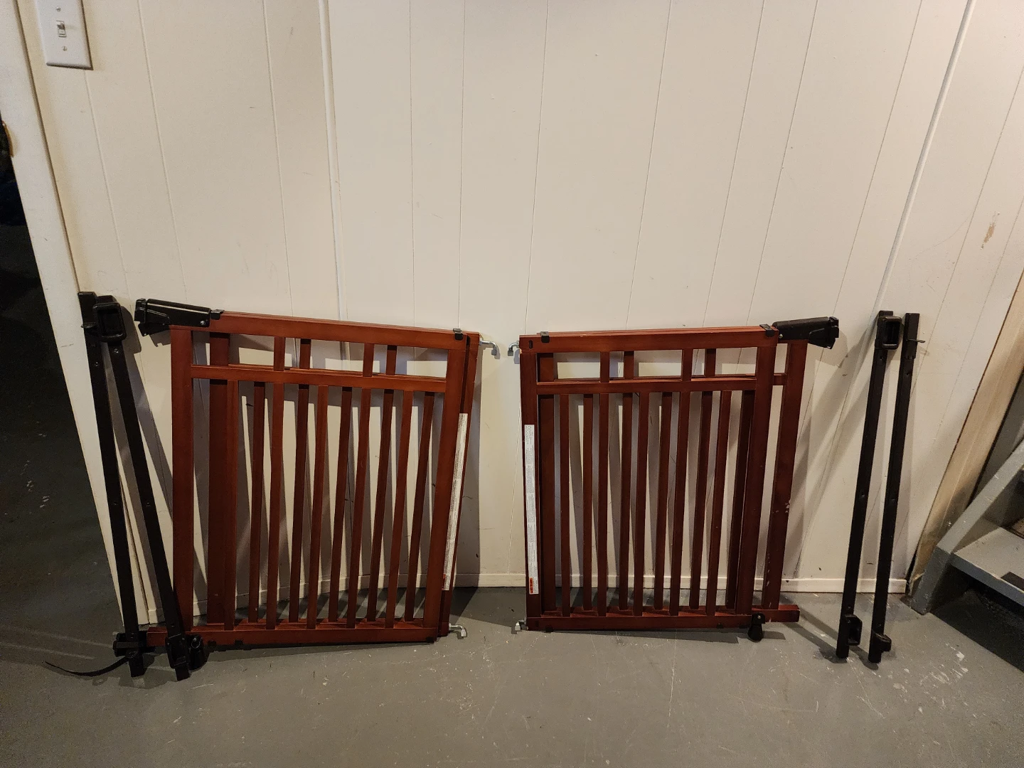 Lot of 6 Safety / Baby Gates – Summer Infant Metal & Wood.