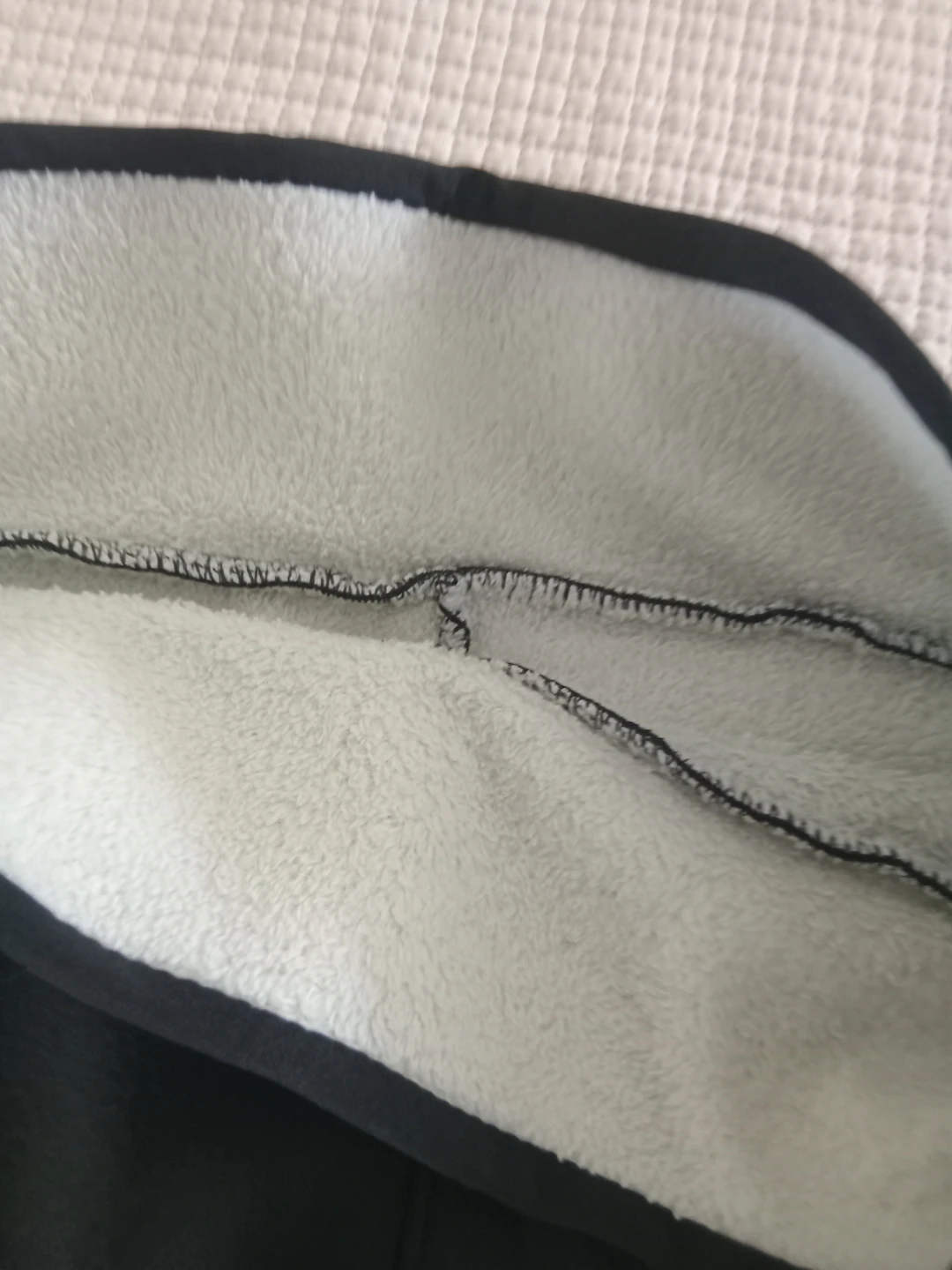 Black Fleece-Lined Leggings - photo 2