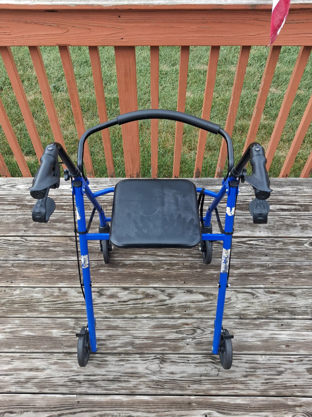 Guardian 4-Wheel Blue Rolling Walker - photo 2