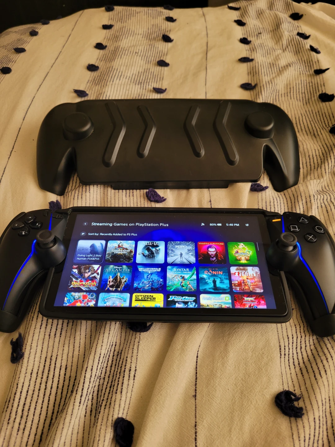 Playstation Portal (midnight black) with TPU Case with Kickstand
