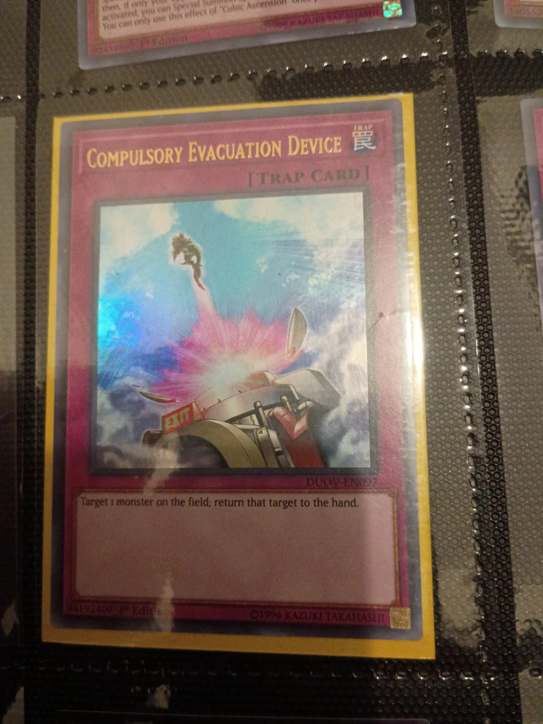 Compulsory Evacuation Device 🏈 Yu-Gi-Oh! Card