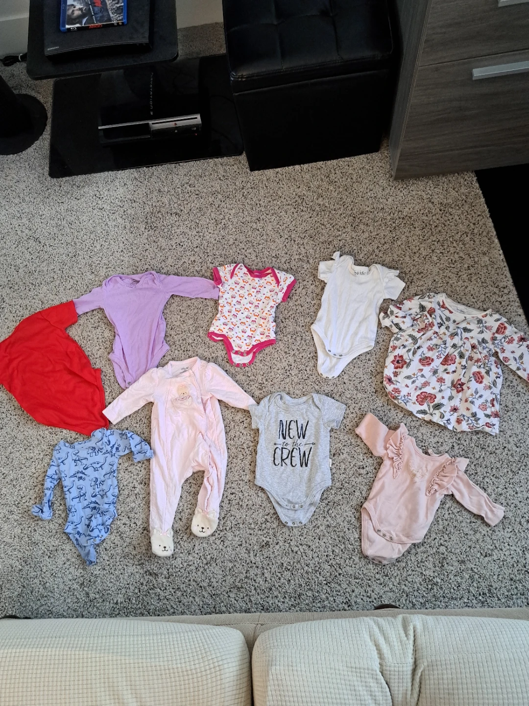 Assorted Baby Onesies pack of 9.