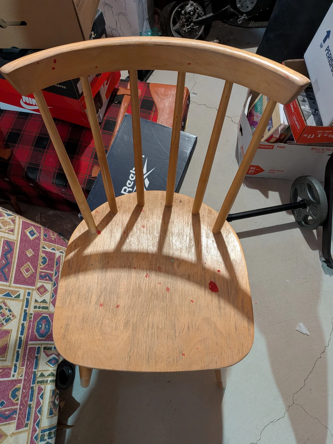 Wooden Spindle Back Chair