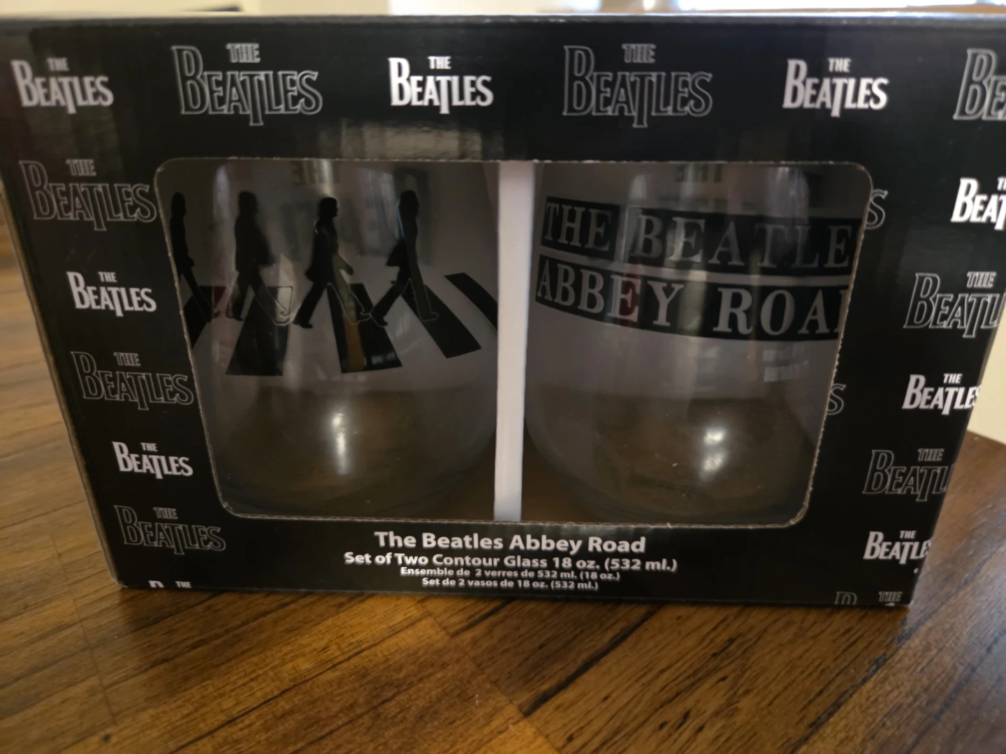 The Beatles Abbey Road Contour Glasses Set