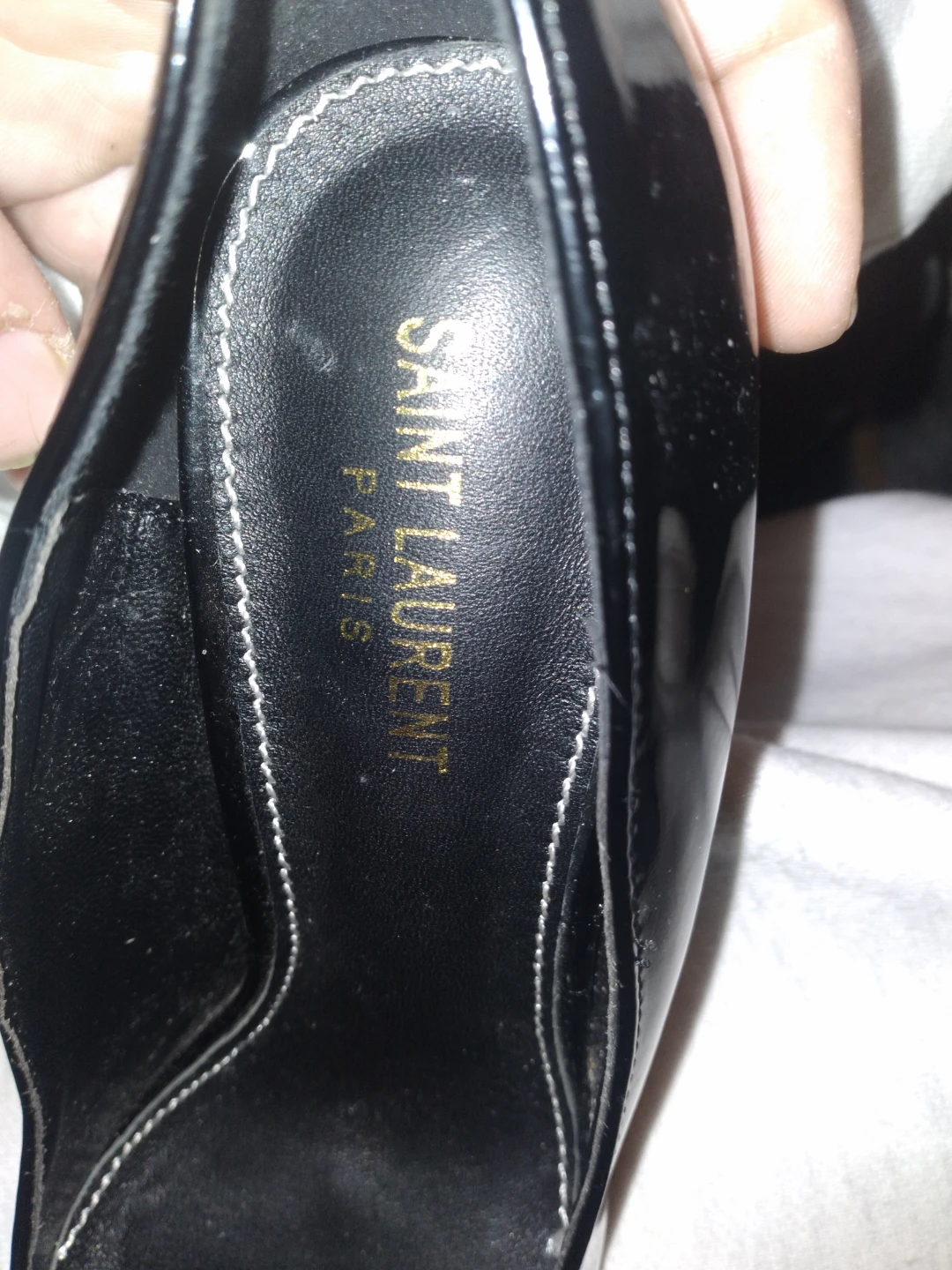 Saint Laurent Opyum Patent Leather Heels - photo 3