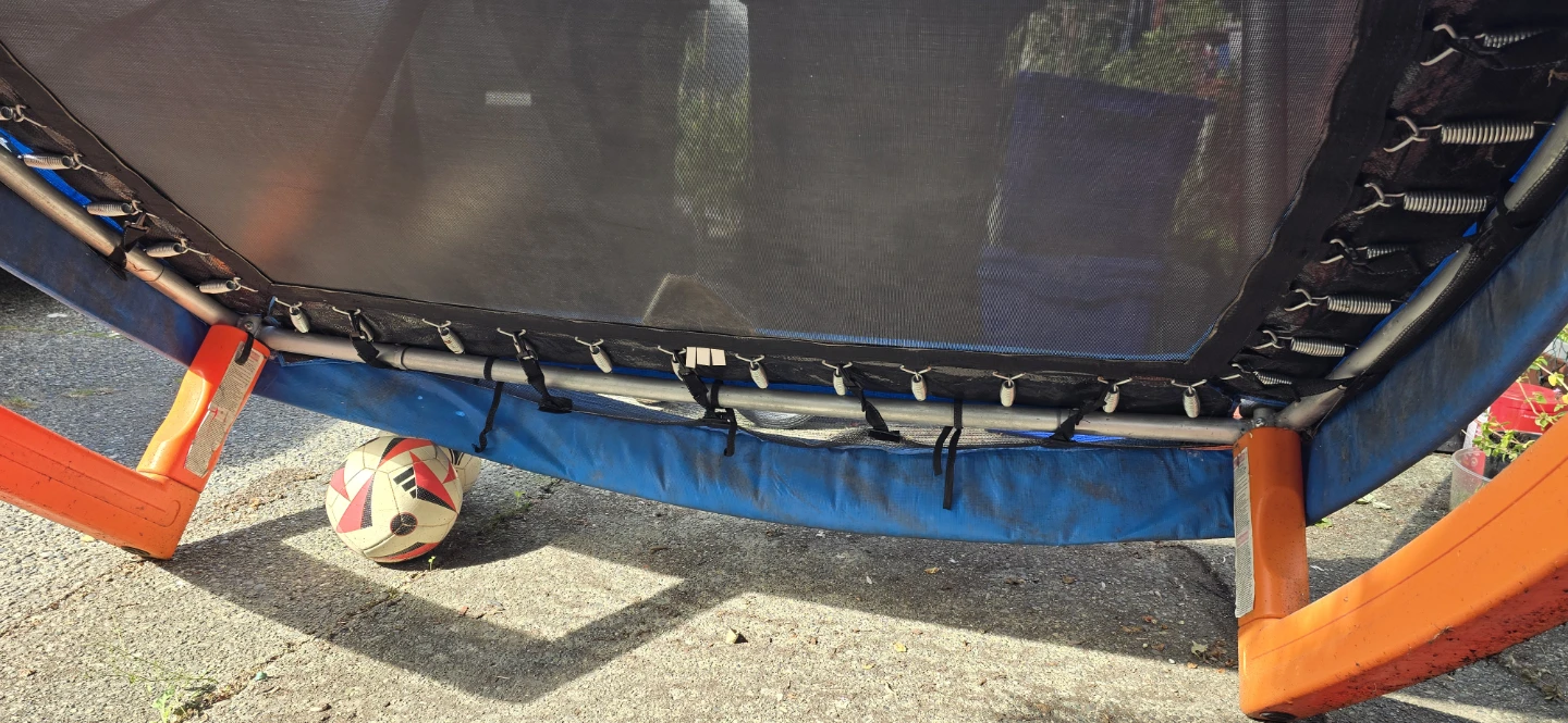 Kids Small Rectangular Trampoline with Safety Net - photo 3