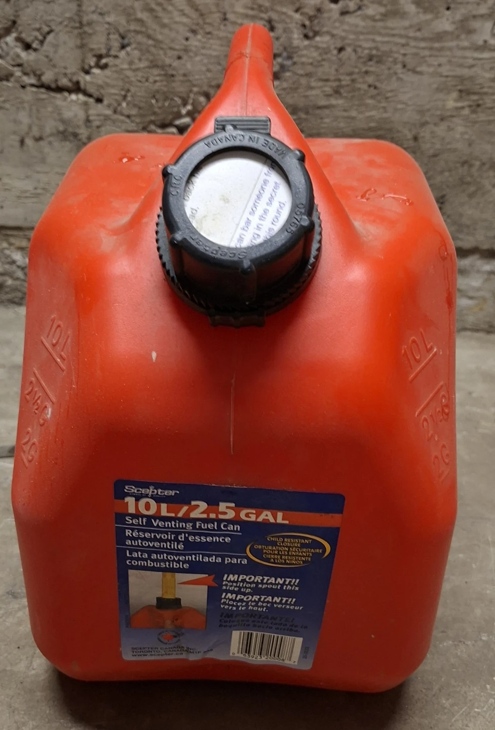 10 & 20 Litre Gasoline Can