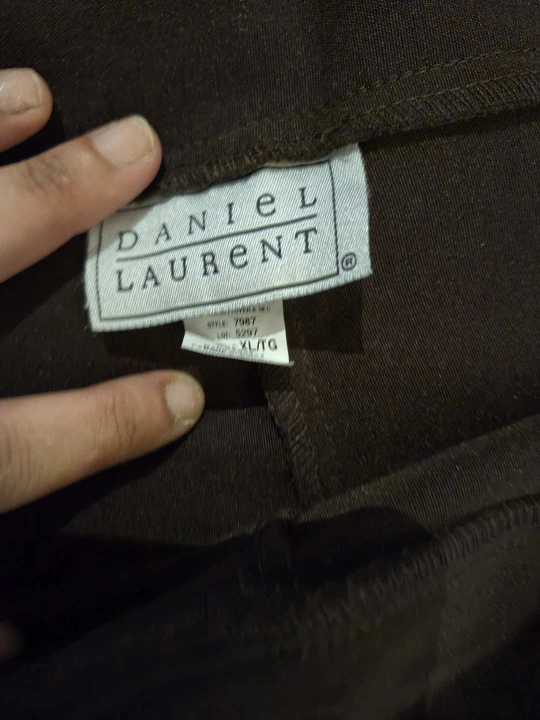 Daniel Laurent Brown Trousers Size XL - photo 3